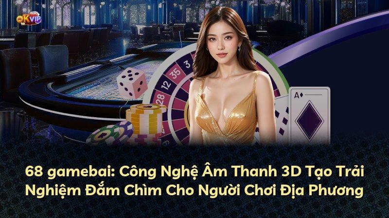 68 gamebai: Công Nghệ Âm Thanh 3D Tạo Trải Nghiệm Đắm Chìm Cho Người Chơi Địa Phương