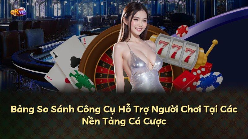 Bảng So Sánh Công Cụ Hỗ Trợ Người Chơi Tại Các Nền Tảng Cá Cược
