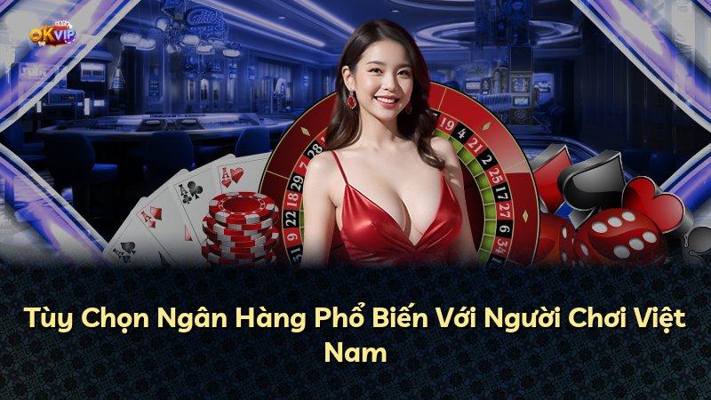 Tùy Chọn Ngân Hàng Phổ Biến Với Người Chơi Việt Nam